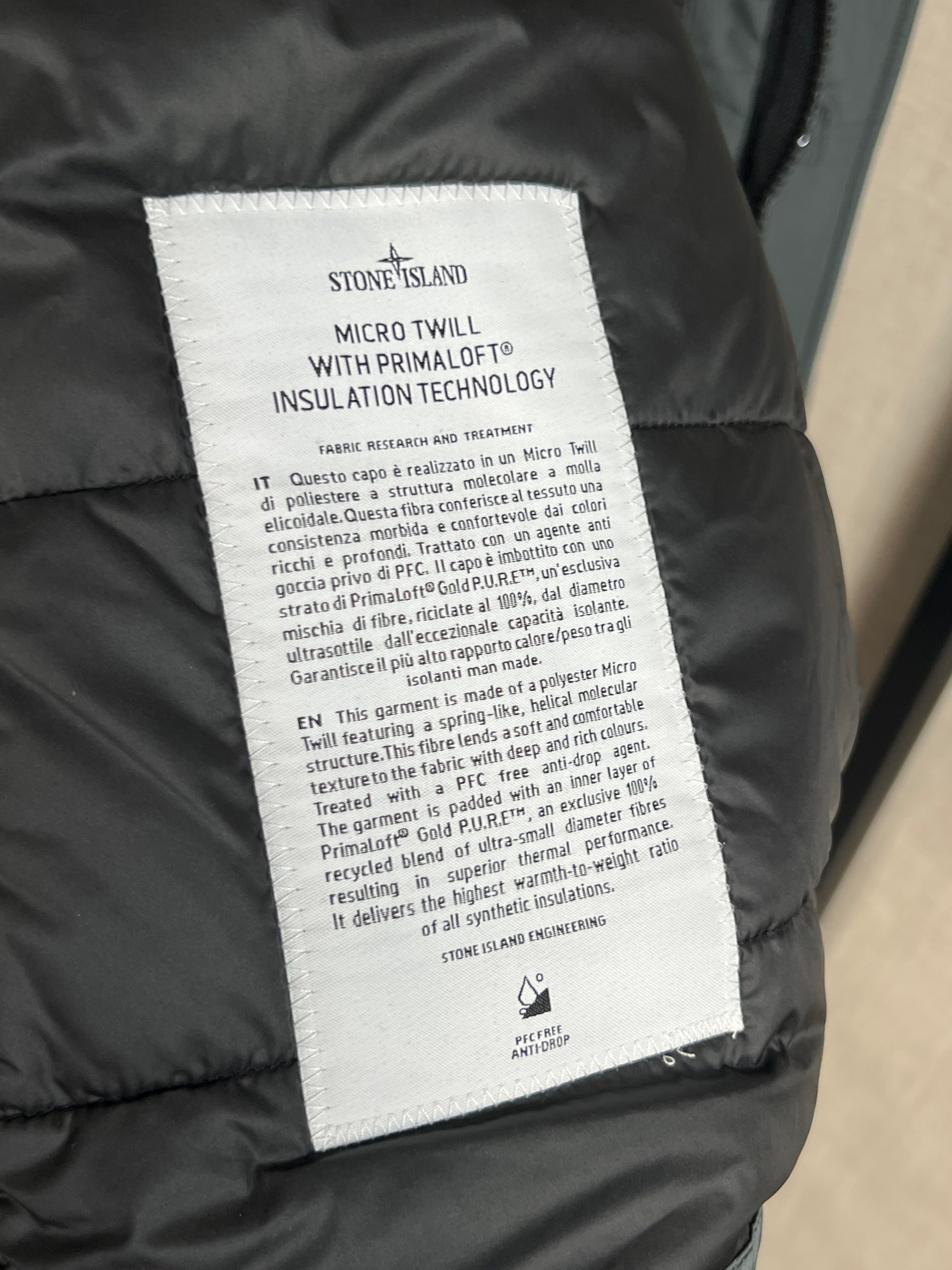 JACKET MICRO TWILL PUDDED