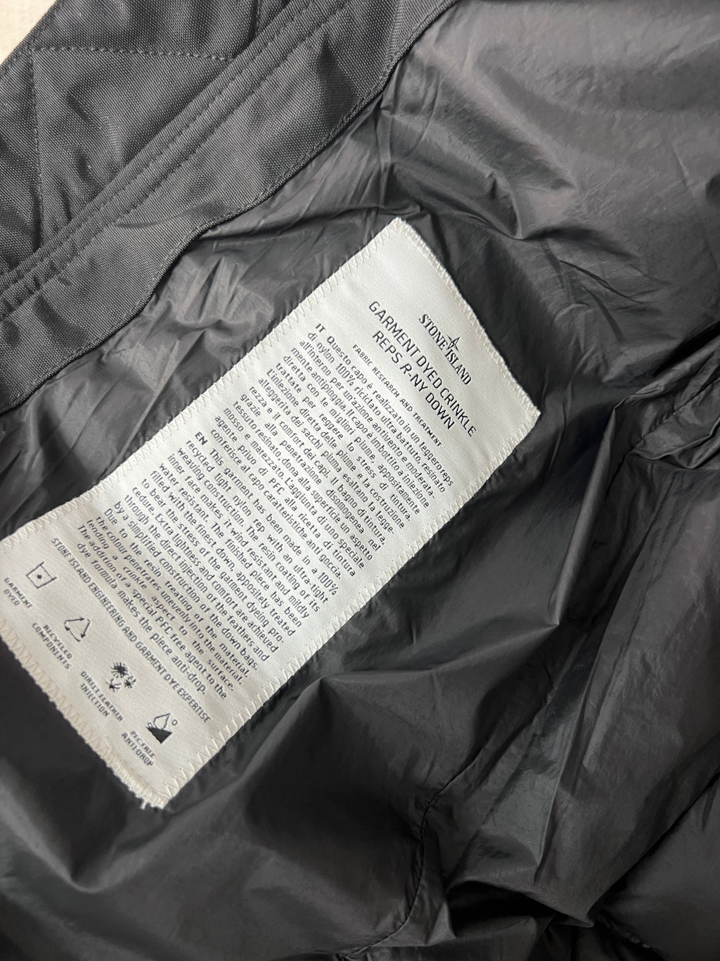 JACKET CRINKLE REPS NY, RECYCLED NYLON