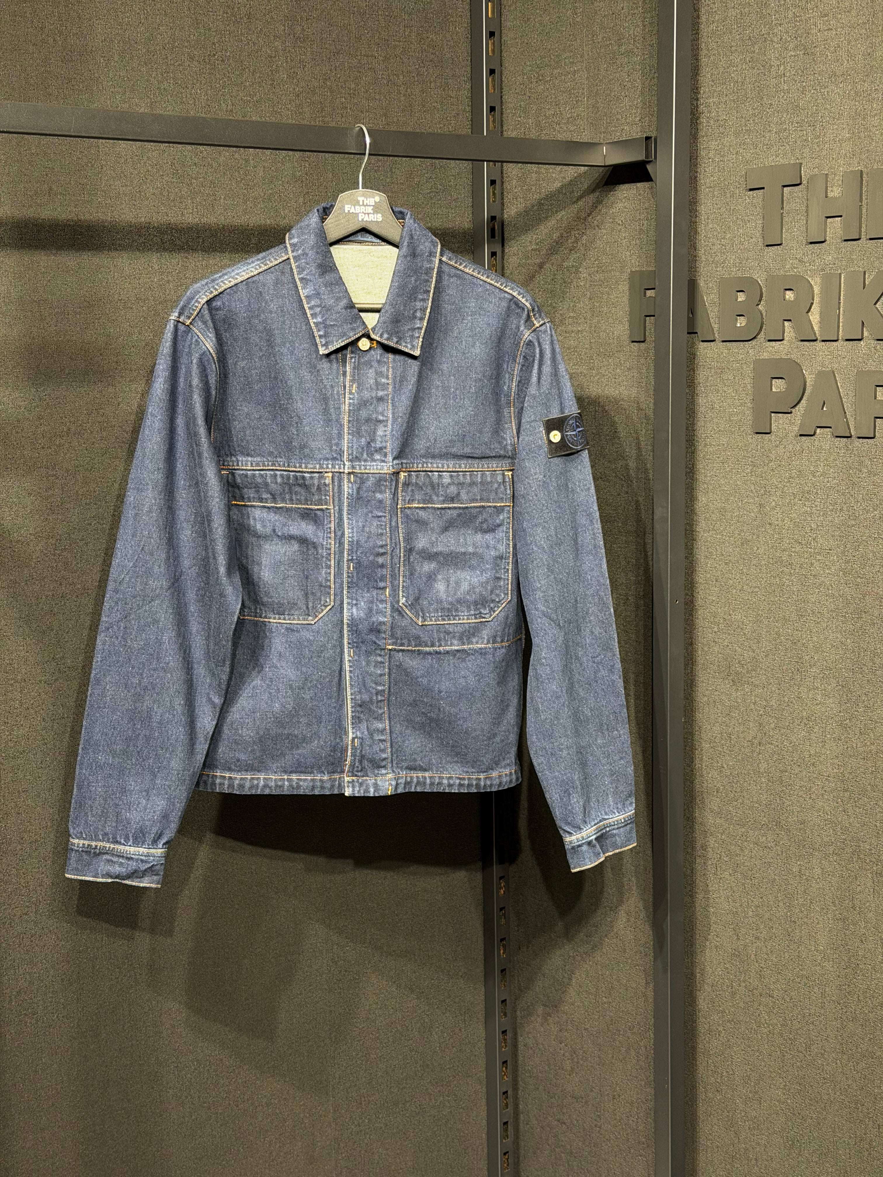 JACKET INDIGO DENIM-RINSED