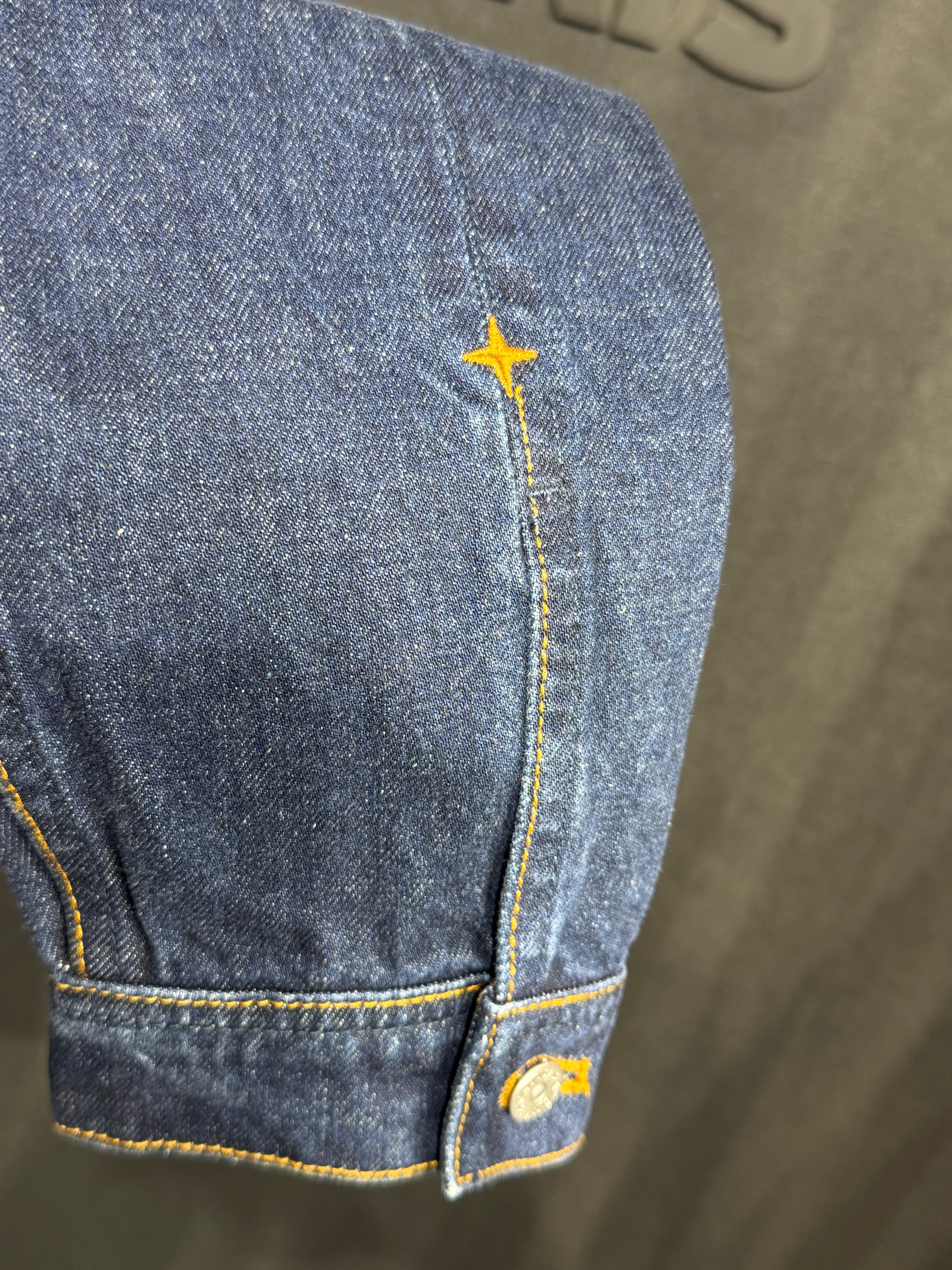 JACKET INDIGO DENIM-RINSED