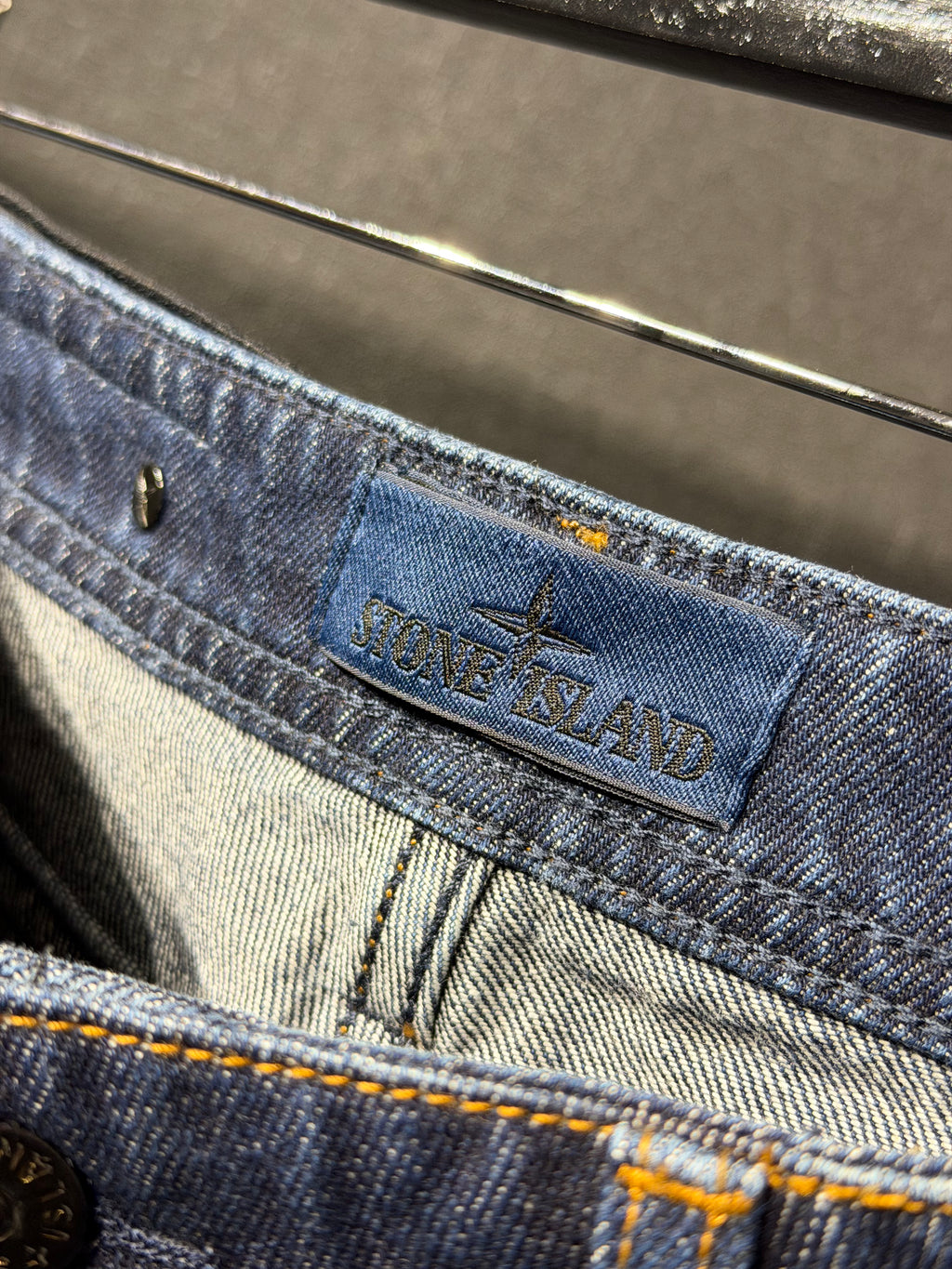 JEANS INDIGO DENIM-RINSED
