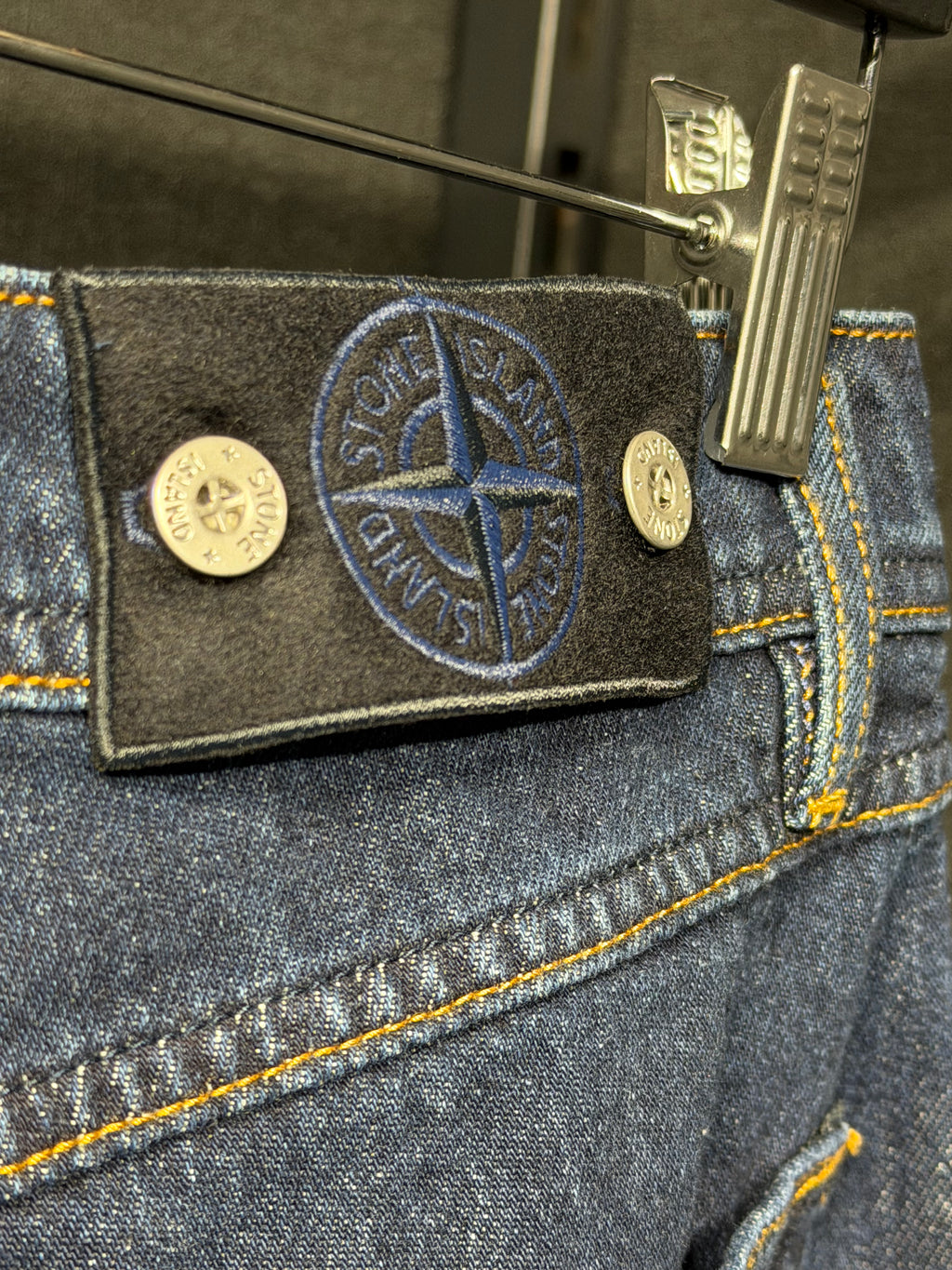 JEANS INDIGO DENIM-RINSED