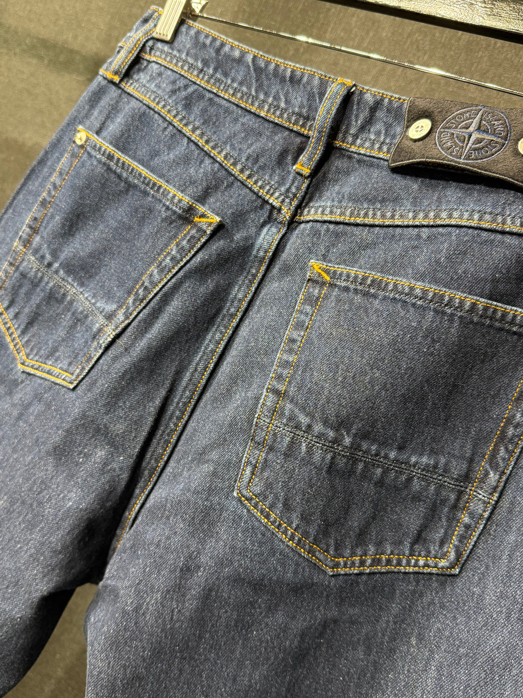 JEANS INDIGO DENIM-RINSED