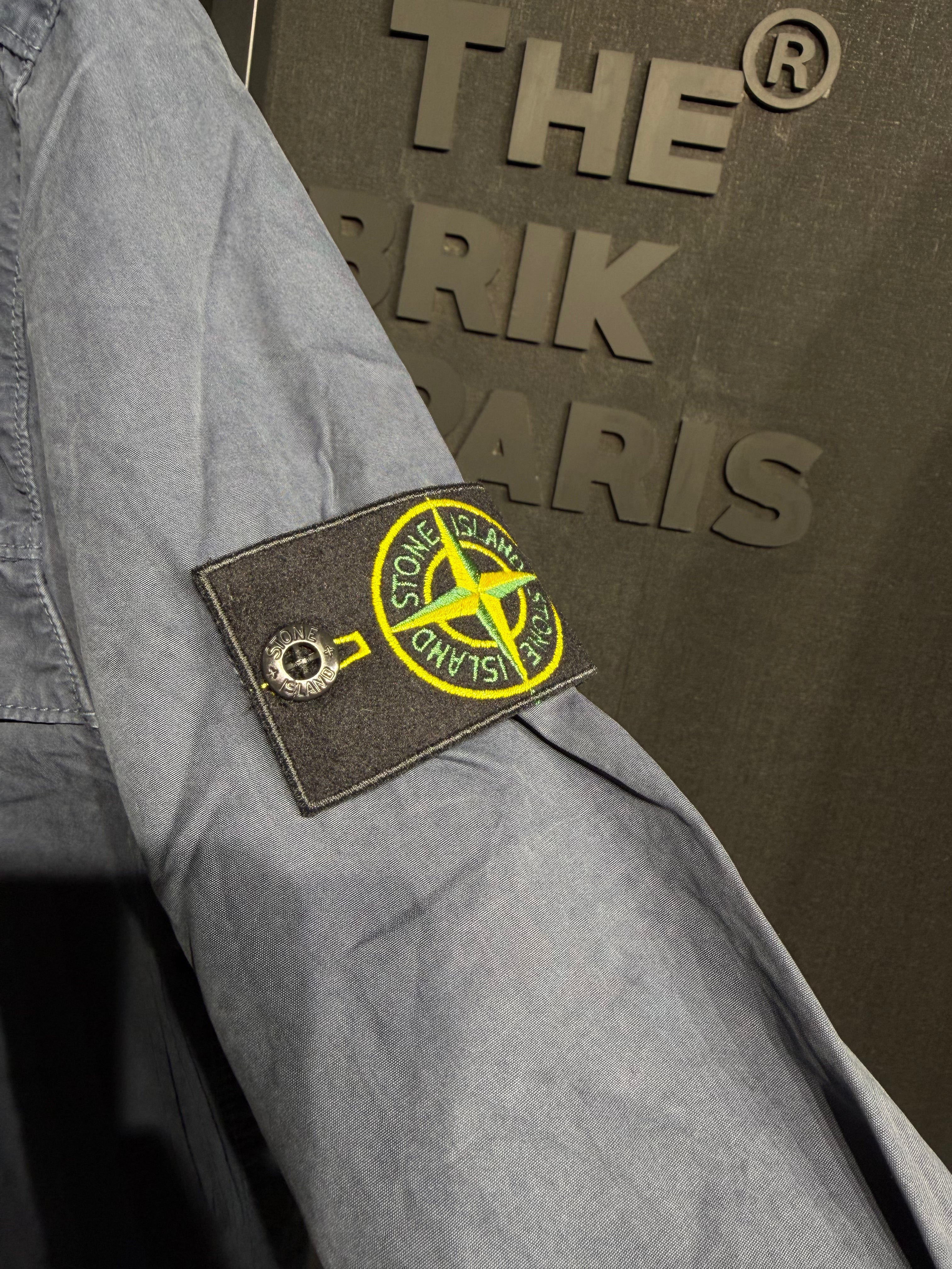 OVERSHIRT BRUSHED ORGANIC COTTON CANVAS 'OLD' EFFECT