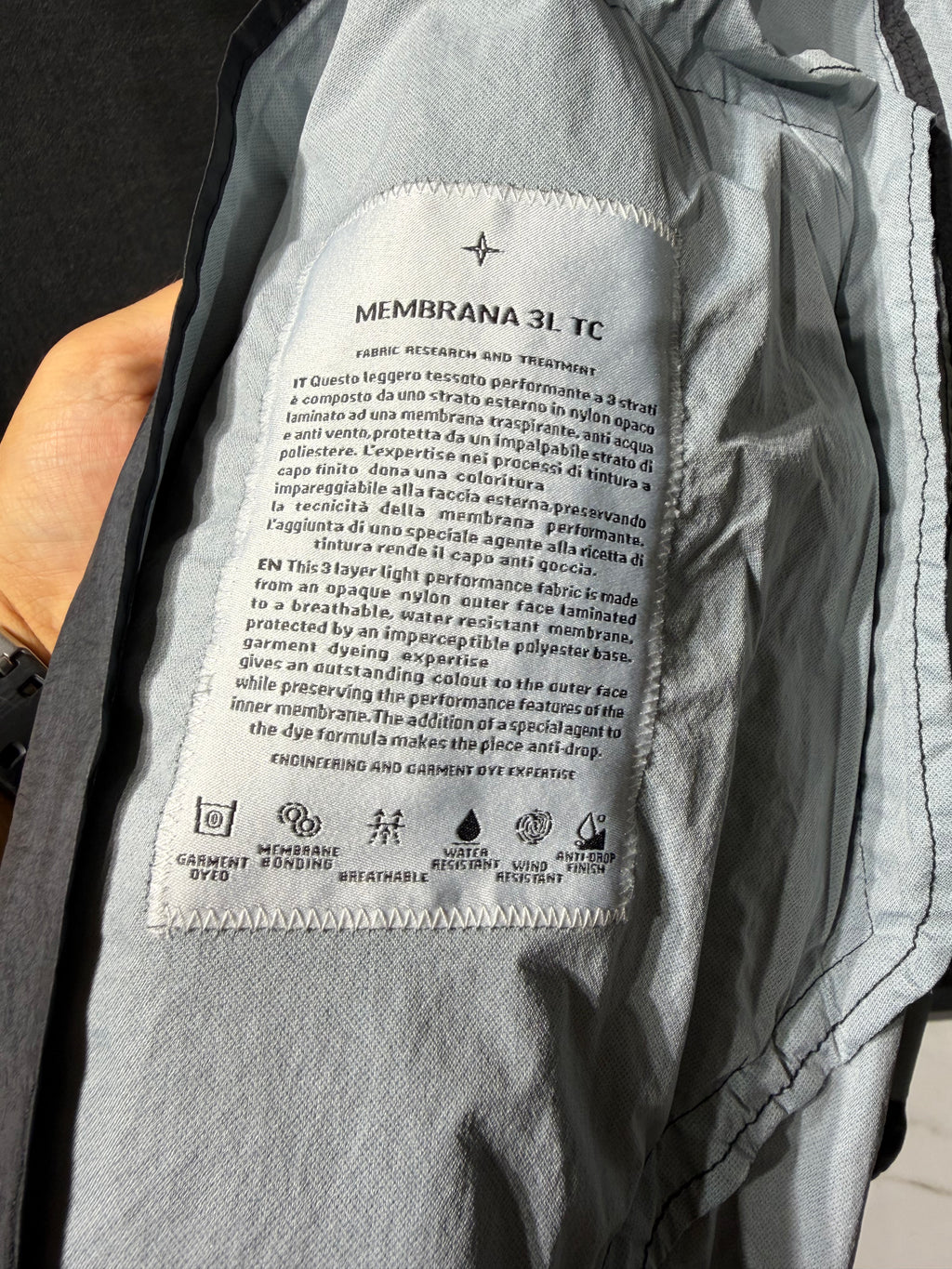 JACKET MEMBRANA 3L TC