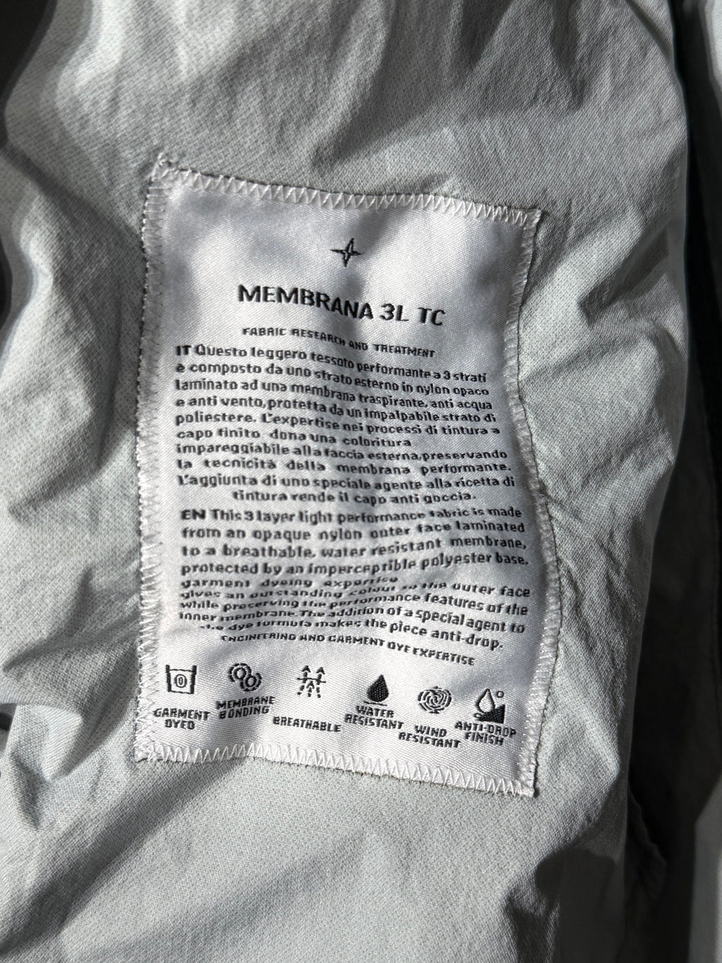 JACKET MEMBRANA 3L TC